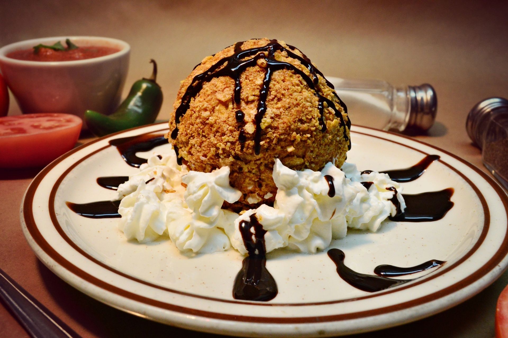 Fried ice cream